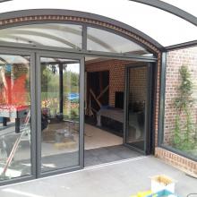 Probaie - porte accordéon cintrée